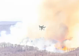 drone-over-forest-fire